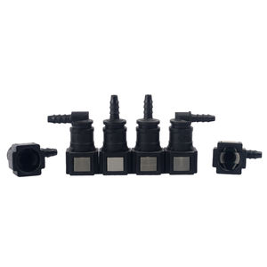 6.3mm節約ナイロンチューブ高速コネクタ<span class=keywords><strong>2</strong></span>ボタンQCホースクイックコネクタID3ID6自動車部品に適合 - Product Image 1