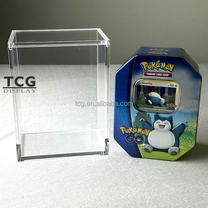 กล่องอะคริลิคใสแบบกำหนดเองสำหรับการ์ดสะสมโปเกมอน TCG: กล่องเหล็กสะสม Mega Moonlit รุ่น Gengar หรือ <span class=keywords><strong>Clefable</strong></span> กล่องอะคริลิคเท่านั้น - Product Image 3