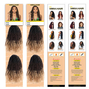 Venta al por mayor 14 pulgadas Bomb Twist 24 soportes pelo trenzado de ganchillo sintético <span class=keywords><strong>corto</strong></span> pretorcido bomba primavera Twist Curl extensión de <span class=keywords><strong>cabello</strong></span> - Product Image 4