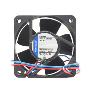 Ventilador de refrigeración axial con inversor ebmpapst 614NHHR A5E01052493AE 60x60x25mm 24V DC 3W 0.125A 56m3/h 6850rpm IP20 con rodamiento de bolas - Product Image 1