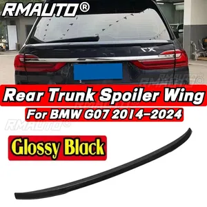 BMW G07 Car Rear Mid Spoiler Exterior Part Carbon Fiber Look Car Rear Spoiler <b>Wing</b> for BMW X7 G07 2019-2024 Car Accessories - Product Image 1