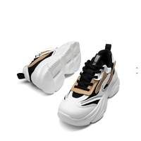 Baskets Chunky Femme 2026 – Design Tendance de Marque – Baskets Plateformes Décontractées pour Femme – Chaussures Bling Style Dad Shoes – Chaussures Rouges pour Dames