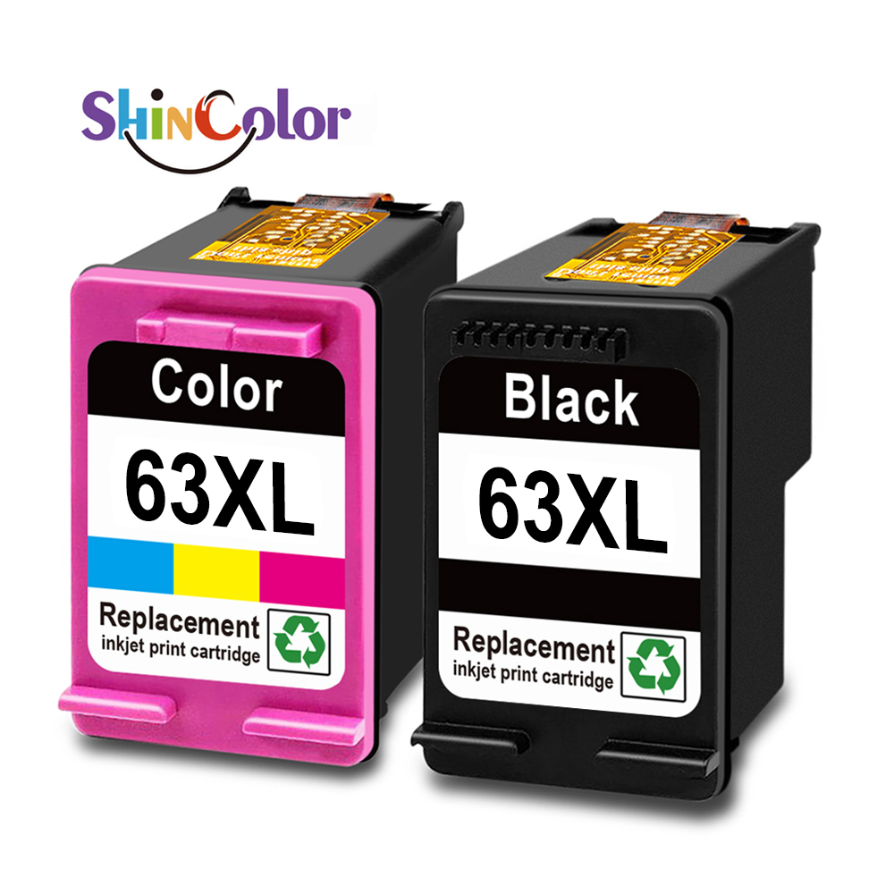 В наличии, переработанный цветной картридж для струйной печати ShinColor 63xl для Hp63 HP63XL hp 63XL для Hp Deskjet 1112 2132 2131 3630