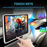 Mekede 10.1 pouces repose tête de voiture moniteur DVD vidéo 1024*600 écran tactile lecteur vidéo système multimédia lien miroir