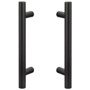 Matte Đen pvdf thép không gỉ cửa kéo xử lý thiết kế cho nội thất hiện đại cửa thương mại - Product Image 1