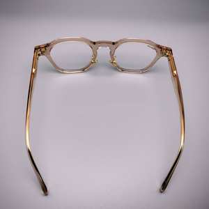 <span class=keywords><strong>Gafas</strong></span> de acetato Unisex Vintage, monturas ópticas redondas, Hipster diseño clásico, ligeras <span class=keywords><strong>y</strong></span> cómodas para Miopía - Product Image 4