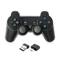 Manette de Jeu Sans Fil Yo 2.4Ghz OEM USB pour PC PS2/PS3, Console de Jeu Vidéo, Boîtier TV Android et Téléphone