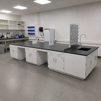 Meuble de laboratoire : Banc de laboratoire de pathologie, Table de travail longue avec évier, Table îlot de laboratoire, Table murale