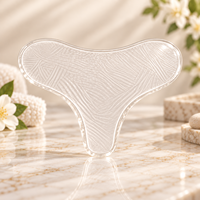 Patchs en silicone anti-rides réutilisables transparents en forme de T pour décolleté, adhésion forte, fournisseur OEM ODM