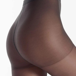 Collants transparents 20D pour femmes, taille haute, couleur unie, <span class=keywords><strong>en</strong></span> spandex et <span class=keywords><strong>nylon</strong></span>, design tricoté <span class=keywords><strong>sexy</strong></span>, <span class=keywords><strong>bas</strong></span> fins d'été - Product Image 3