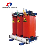 Transformateur de puissance de type sec à isolation en résine époxy à bobine toroïdale triphasée série SCB10 50/60Hz pour sortie 440V