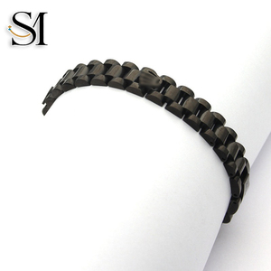 <span class=keywords><strong>Bracelet</strong></span> chaîne graphique en acier inoxydable de haute qualité plaqué or, design géométrique tendance, pour hommes et femmes, OEM, pour les fêtes - Product Image 4