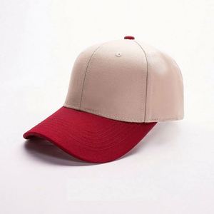 Casquette de baseball personnalisée à 6 panneaux, imperméable, sportive, à visière rigide, bicolore, 100% coton, avec logo brodé, vente en gros - Product Image 4