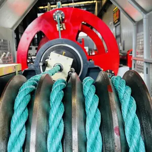 Industrial Plastic/Polypropylene/Hdpe/Pet/Nylon/Twisted/Pe/Pp Rope Making Machine Line For Mono Multfilament Rope Cord Thread