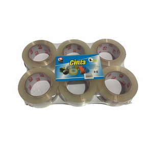 Nastro trasparente Mnj 4,8 cm x 150 m, confezione da 6 pezzi per imballaggio e sigillatura - Product Image 1