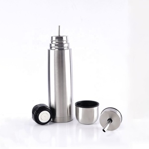 Botella Térmica Aislada para Café y Té, Termo para <span class=keywords><strong>Mate</strong></span> de Acero Inoxidable de 500 ml para Viajes, Senderismo, Oficina, Blanco - Product Image 4