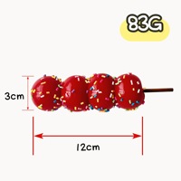 Mainan Fidget Skewer Hawthorn Manisan TPR, Mainan Squishy Pereda Stres untuk Anak-anak dan Dewasa