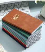 Agenda HBC 2027, carnet de notes personnalisé avec logo, couverture en cuir, organisateur hebdomadaire et mensuel, agenda pour le bureau, l'école, le journal, carnet de notes