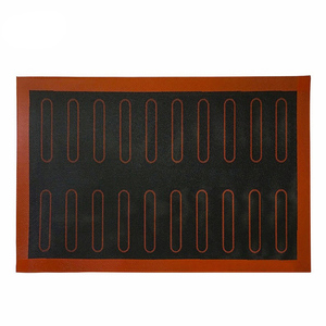 <span class=keywords><strong>Tapis</strong></span> <span class=keywords><strong>de</strong></span> <span class=keywords><strong>cuisson</strong></span> antiadhésif en Silicone <span class=keywords><strong>perforé</strong></span>, grande taille 60x40, Logo personnalisé, revêtement <span class=keywords><strong>de</strong></span> four, noir, 1 pièce - Product Image 1
