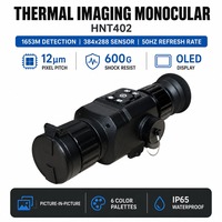 Monoculaire thermique HNT402, portée de détection de 1653 m, 12 µm, 384x288, lunette thermique pour l'observation de la faune