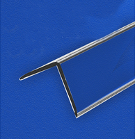 Vente en gros de bande de protection de coin de pc, bande de protection de mur anti-collision en plastique transparent bord acrylique de coin de L