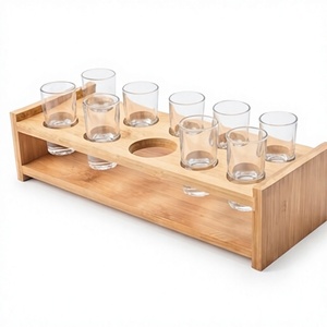 Support à verres en bois de qualité supérieure – Organisateur élégant et durable, idéal pour la maison, la cuisine et la salle à manger, fabriqué en Inde - Product Image 4