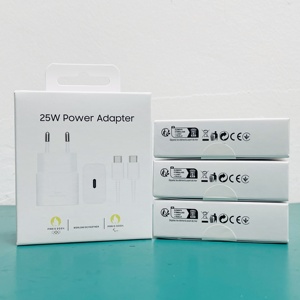 Cargador de pared de <span class=keywords><strong>carga</strong></span> superrápida Usb-c de 25W, adaptador de viaje tipo C PD, cargador de energía para Samsung Galaxy S24 S23 <span class=keywords><strong>S22</strong></span> - Product Image 4