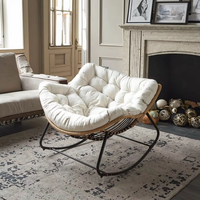Chaise Industrielle Rétro Style Loft Chaise de Salon Canapé de Salon Chaise Moteur d'Avion Canapé
