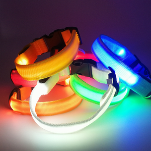 Venta caliente de alta Visible <span class=keywords><strong>Super</strong></span> brillante Durable USB intermitente Led collares de perro Led Collar de perro recargable - Product Image 4