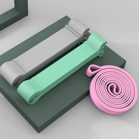 Bandas de Resistencia de Goma Coloridas de Alta Calidad al por Mayor para Pilates, Yoga, Entrenamiento de Fuerza, Elásticas, Ligeras, Equipo de Gimnasio