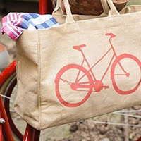 Bolso de mano de mercado de yute para el hogar a la moda con asa duradera Bolsas De Yute Con parte inferior reforzada bolsillo Interior Abaca bolso de mano con cremallera