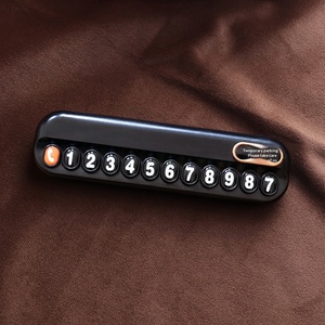 Nouvelle plaque d'immatriculation <span class=keywords><strong>temporaire</strong></span> pour stationnement avec numéro caché et logo imprimable pour voitures mobiles et ornements de voiture - Product Image 3