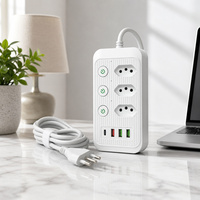 Multiprise multifonctionnelle avec ports USB, norme brésilienne, personnalisable par le fabricant, vente en gros