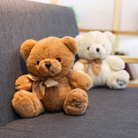 Promotion ours en peluche peluche poupée fabricant personnalisé amour ours en peluche saint valentin musique émettant de la lumière câlin coeur ours