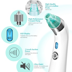 Removedor de Puntos Negros Eléctrico Recargable para Uso Doméstico, Limpieza Facial, Eliminación de Acné y Espinillas, Limpiador de Poros - Product Image 6