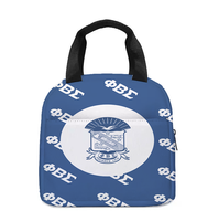 Sac à déjeuner Gamma Phi Delta, nouveau sac isotherme personnalisé en gros pour sororité, sac à déjeuner portable pour le camping en plein air et les voyages