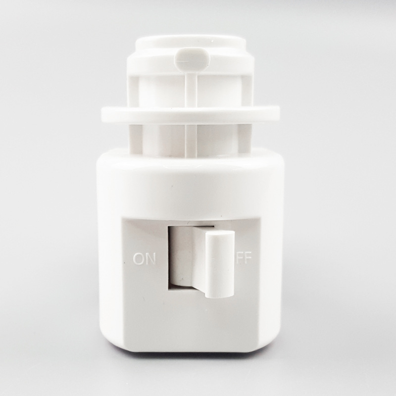 Держатель для патрона лампы E12, ETL, США, Канада, переключатель, Ночной светильник с электрической вилкой, вращение на 360 градусов, подключается к лампе с солью
