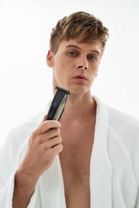 Nueva cortadora de pelo eléctrica inalámbrica recargable de peluquero profesional a prueba de agua para hombres - Product Image 6