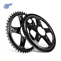 Untuk Chainring Crankset Model 9 untuk Motor Penggerak Tengah, Suku Cadang Kit Konversi E-bike CN