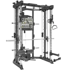 Plate New Gym Machine Model Multi Smith machine and Functional Cable Trainer with weight stack C80