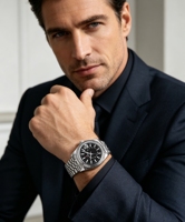 Montre mécanique automatique de luxe 39 mm avec logo personnalisé pour homme, montre-bracelet haut de gamme pour affaires avec date, mouvement Seiko NH35