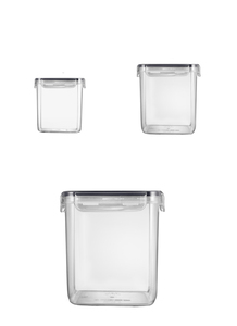 现代设计塑料透明食品容器盒冰箱盒用于厨房食品储存 - Product Image 4