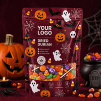 Sachet Doypack Halloween avec fenêtre et fermeture à glissière, motif Sorcière, Caldeirons et Potions, pour bonbons et cadeaux de fête, design personnalisé