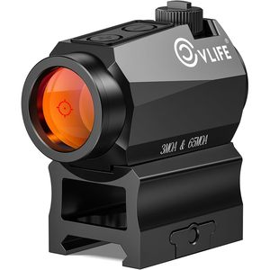 Mira Telescópica CVLIFE 1x20mm con Punto Rojo y Múltiples Retículas, Montaje Picatinny para Uso en Exteriores - Product Image 1
