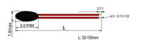 Termistor NTC con Rosca Pt100 Longwei OEM, 2K 5K 10K 50K 100K, Sensor de Temperatura de Alta Precisión -40~150