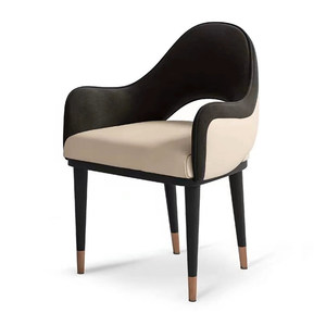 Silla con Respaldo de <span class=keywords><strong>Estilo</strong></span> Nórdico, Lujo Ligero, Minimalista, para <span class=keywords><strong>Restaurante</strong></span>, Sala de Negociación de Hotel, Sala de Conferencias, Sillón - Product Image 3