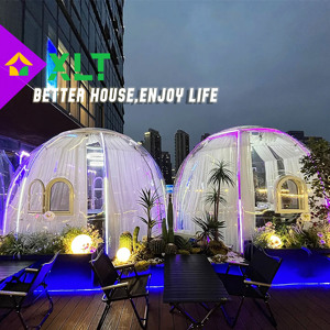Diseño moderno China Casa de huéspedes Cúpula prefabricada <span class=keywords><strong>Albergue</strong></span> Aplicación al aire libre Sistema de ventilación Cortinas DE PRIVACIDAD Hecho PC - Product Image 5
