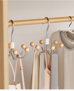 Crochet rotatif à Six griffes garde-robe crochet multifonctionnel peut être utilisé pour <span class=keywords><strong>sous</strong></span>-vêtements jarretelle chapeau stockage support suspendu crochet suspendu - Product Image 2