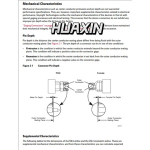 Juego de adaptadores de puerto de prueba Keysight 85130H, 1.85 mm a 1.85 mm, 23 dB, 10 MHz a 50 GHz - Product Image 6