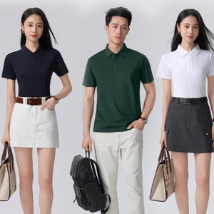 Promotional <b>Polo</b> Shirt Cotton Summer Breathable Loose Fit Work Uniform Custom Logo Embroidery Corporate Wear - Product Image 1